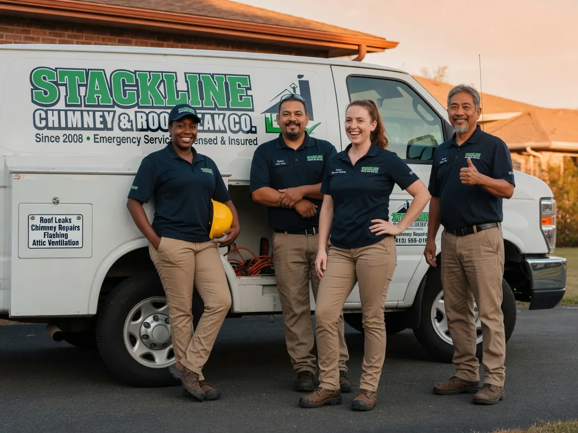 Chimney flashing repair company in Stringtown, OK